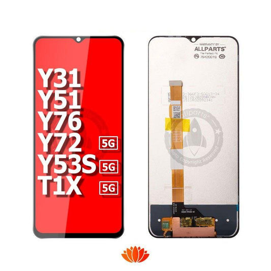 Allparts 6.58“ 90Hz Display For Vivo Y53s Y33s Y72 Y76 5g Y51a Y31 T1x 4G 5G Y76s LCD Touch Screen Digitizer Replacement