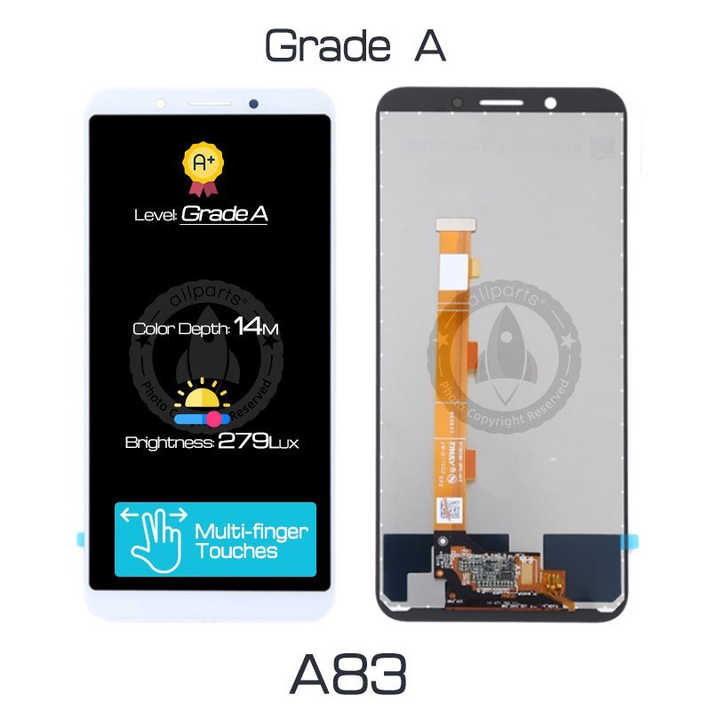Allparts Display For Oppo A83 2018 Lcd Touch Screen Digitizer Replacement
