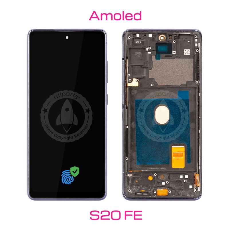 Amoled Display Para sa Galaxy S20 Fe 4G / S20 Lite Lcd Touch Screen Digitizer Pagpapalit Sa frame G780f