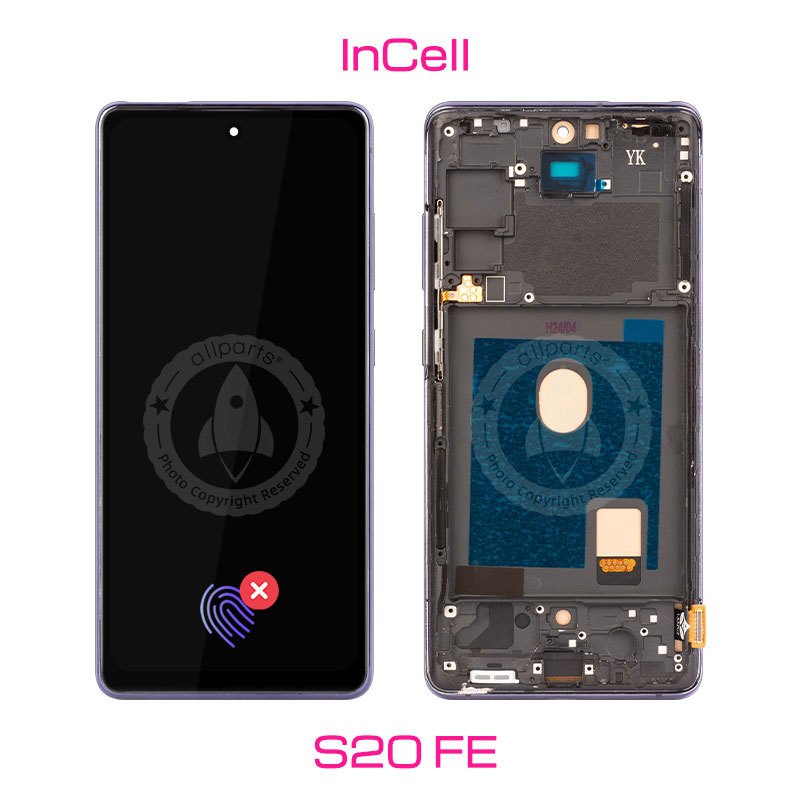 Amoled Display Para sa Galaxy S20 Fe 4G / S20 Lite Lcd Touch Screen Digitizer Pagpapalit Sa frame G780f