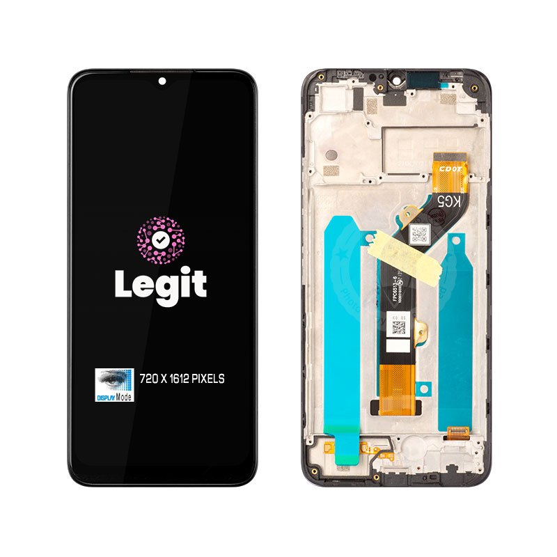 Display Para sa Infinix Smart 6 / X6511 / X6511b Lcd Touch Screen Digitizer Pagpapalit na may Frame
