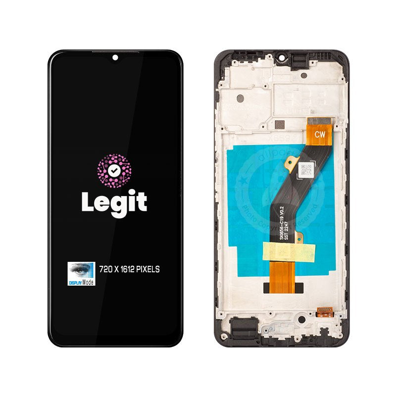 Display para sa Infinix Hot 30i X669 X669C LCD Touch Screen Digitizer Replacement na may Frame