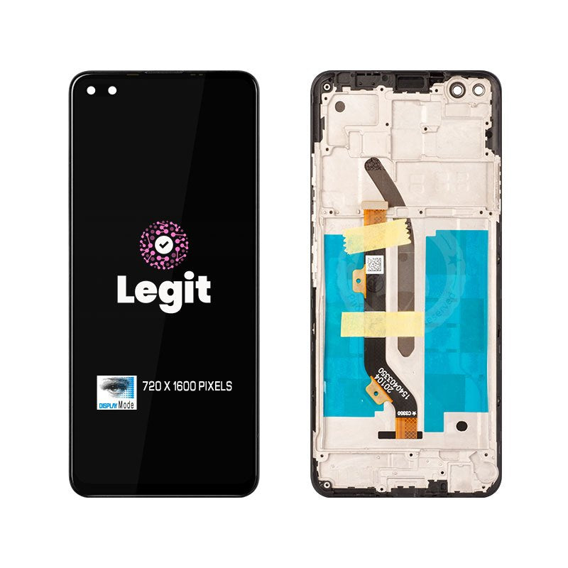 Display Para sa Infinix Zero 8 X687 LCD Touch Screen Digitizer Replacement X687B na may Frame