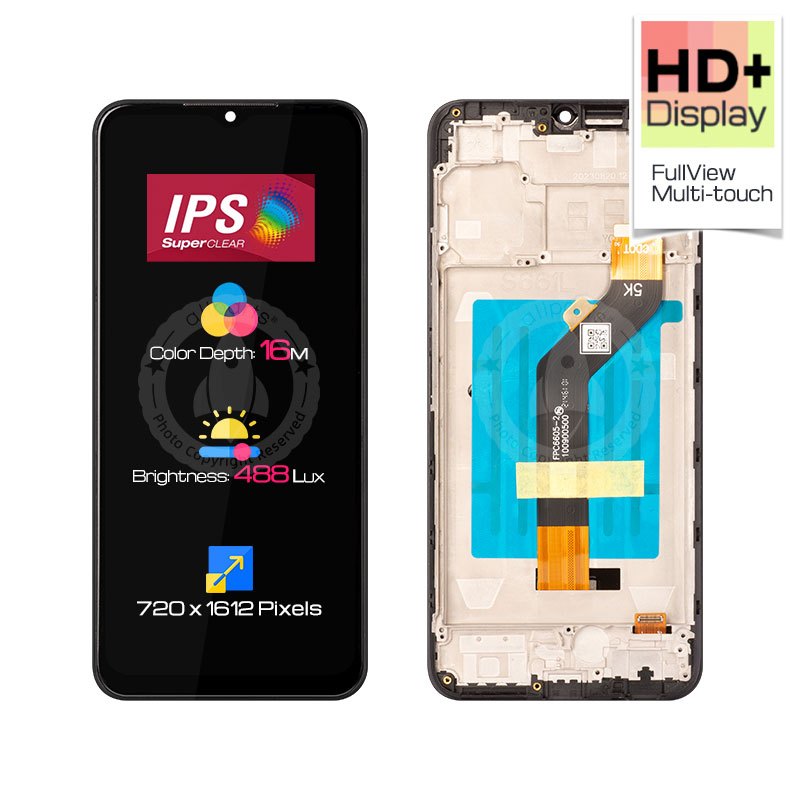 Display para sa Itel Vision 3 LCD Touch Screen Digitizer na Pagpapalit na may Frame