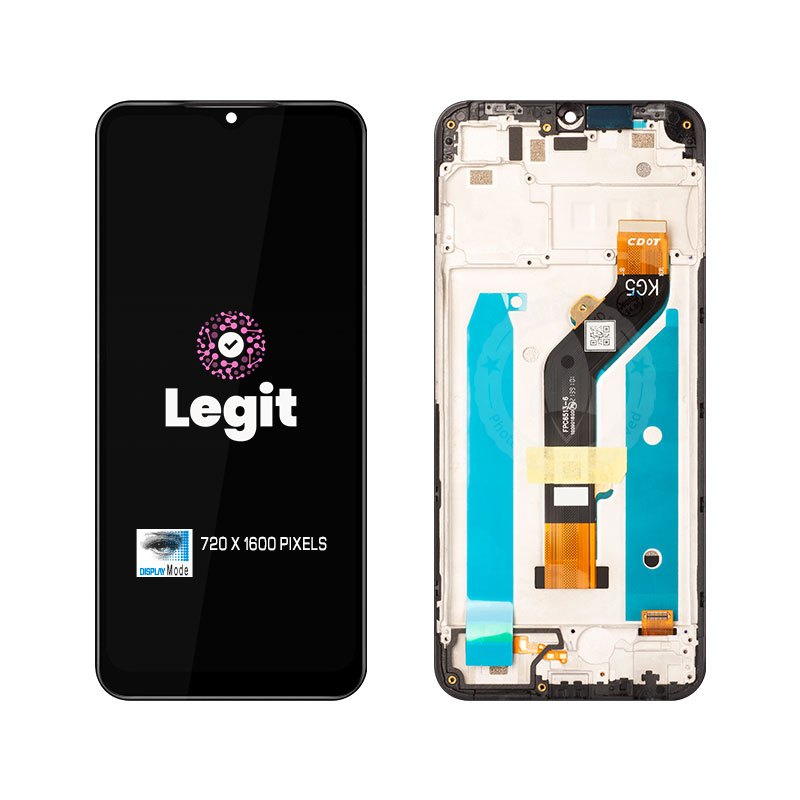 Display para sa Tecno SPARK GO 2022 KG5 LCD Touch Screen Digitizer Replacement with Frame