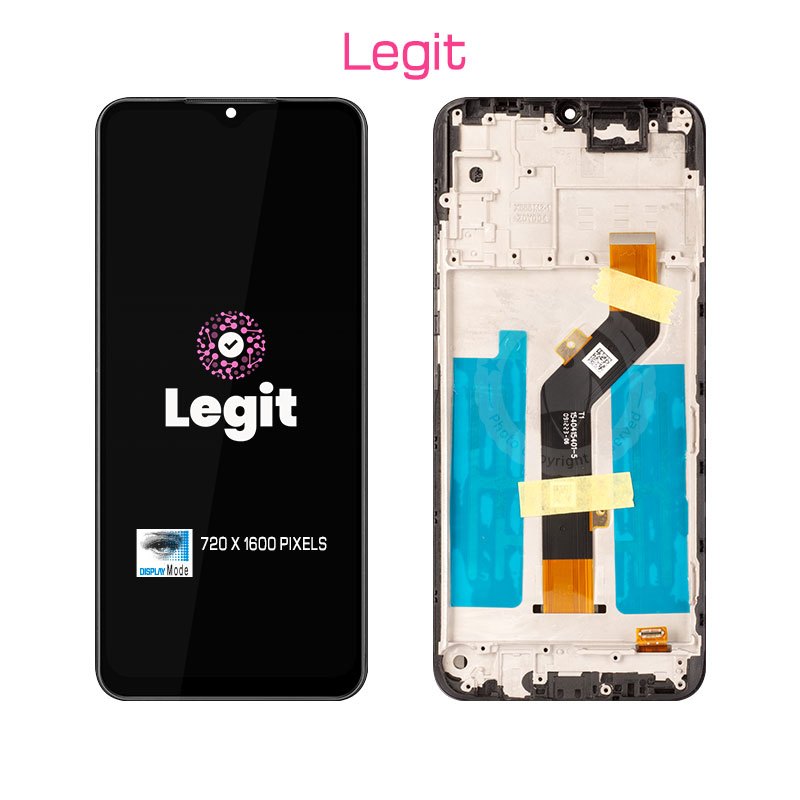 Display para sa infinix Hot 10 Play LCD Touch Screen Digitizer Replacement with Frame