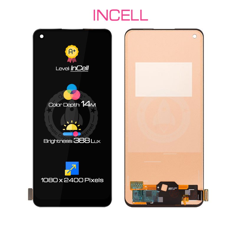 INCELL Display for OPPO Reno 7 5G LCD Touch Screen Digitizer Replacement