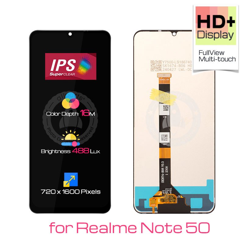 Display para sa OPPO Realme Note 50 LCD Touch Screen Digitizer Replacement