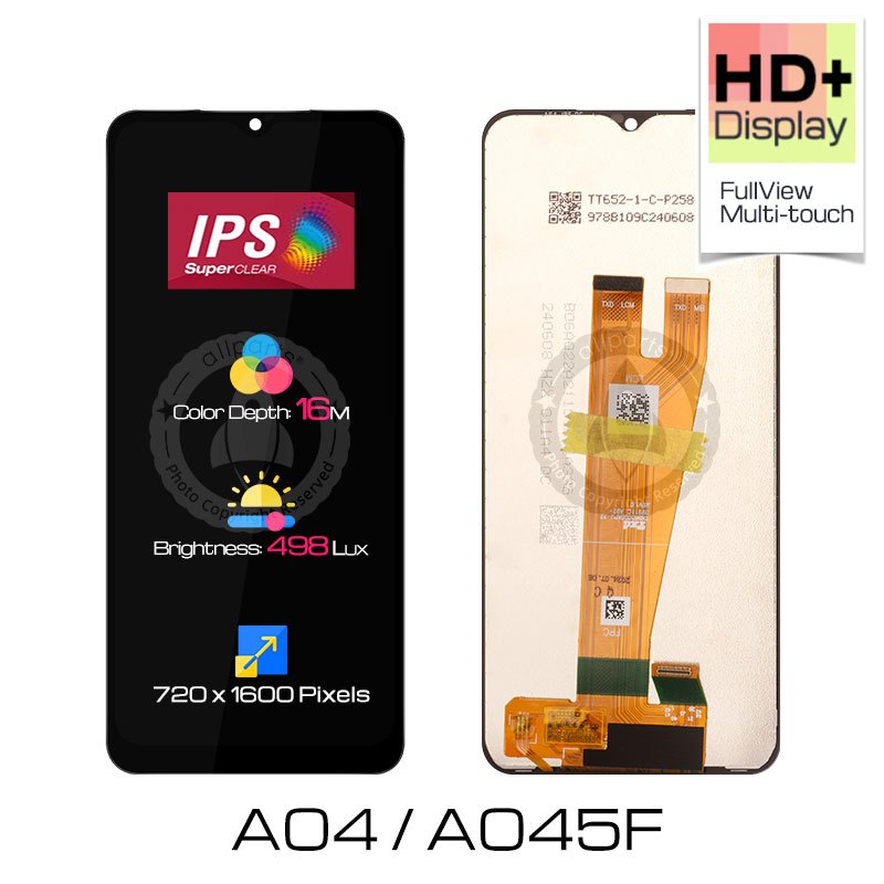 Display para sa Galaxy A04 LCD Touch Screen Digitizer Replacement A045F A045M