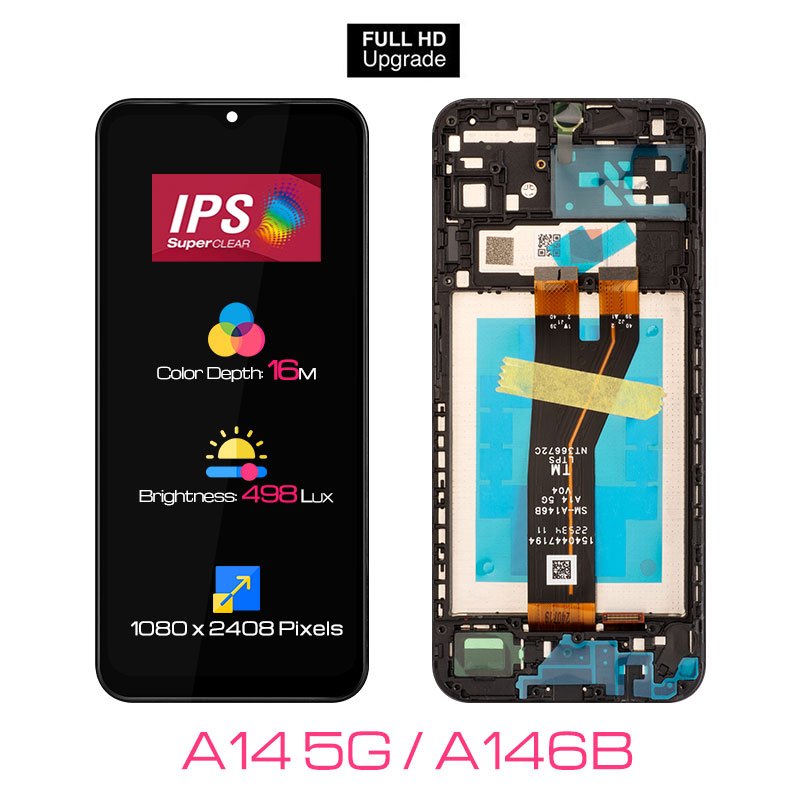 Display para sa SAMSUNG A14 5G CD Touch Screen Digitizer Replacement With frame