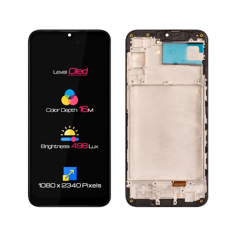 Display para sa Samsung Galaxy A24 4G LCD Touch Screen Replacement A245F With frame