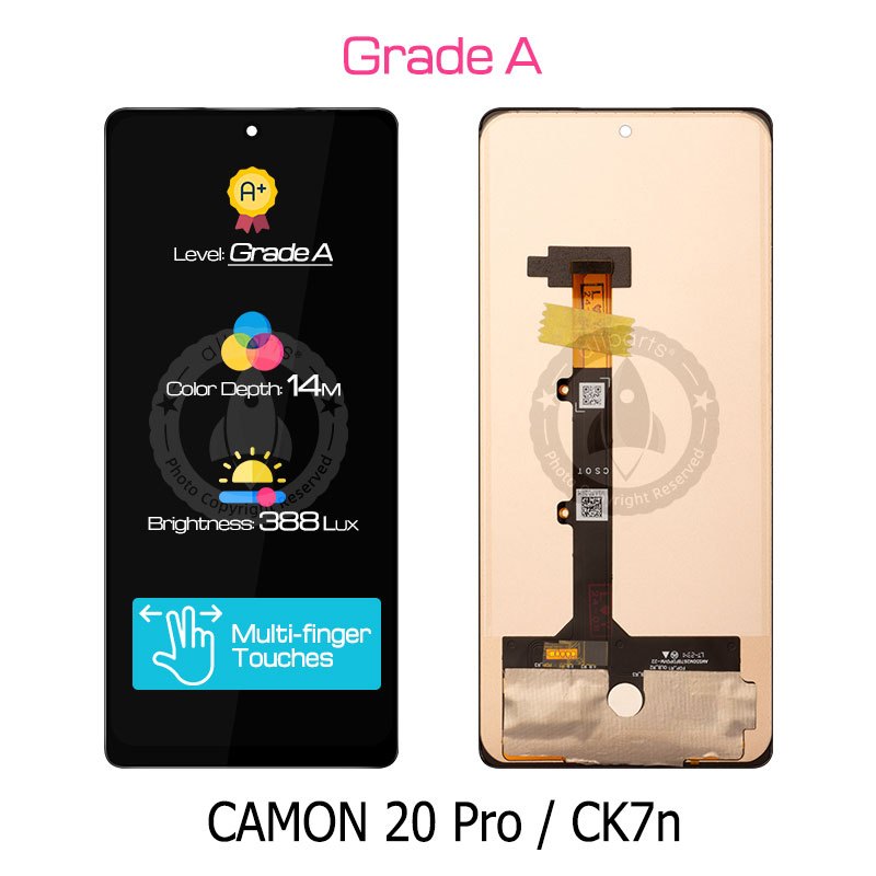 Display para sa Tecno Camon 20 Pro 5G LCD Touch Screen Digitizer Replacement