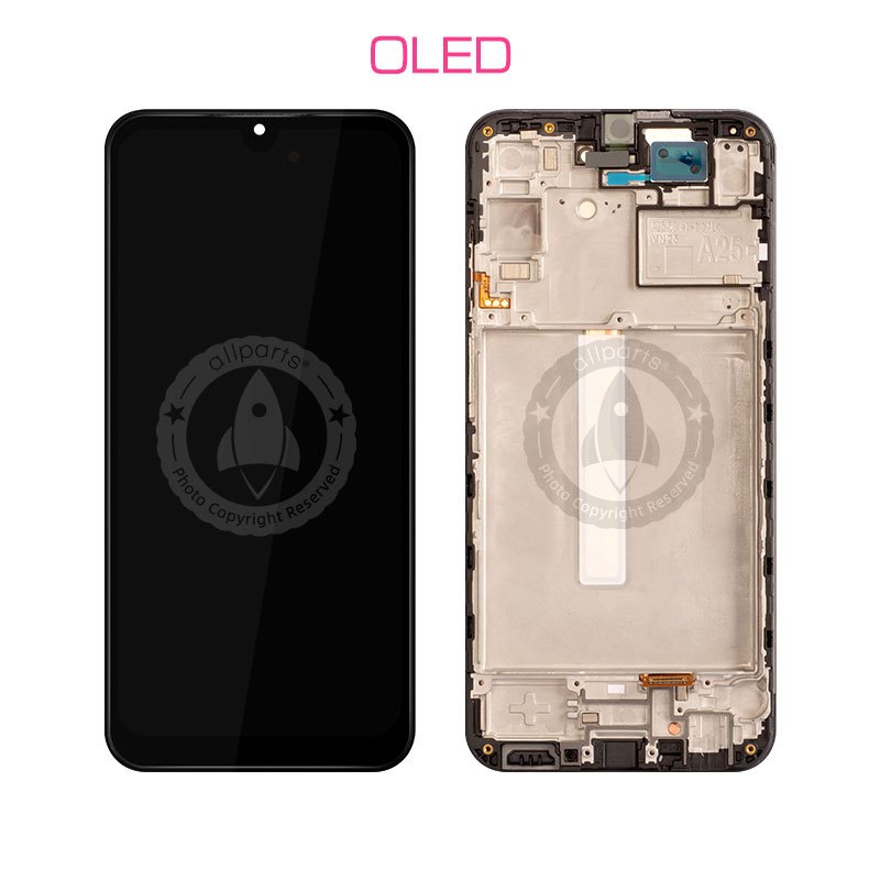 Display para sa Galaxy A25 5G LCD Touch Screen Digitizer Pagpapalit na may Frame A256B / A256E / A256U