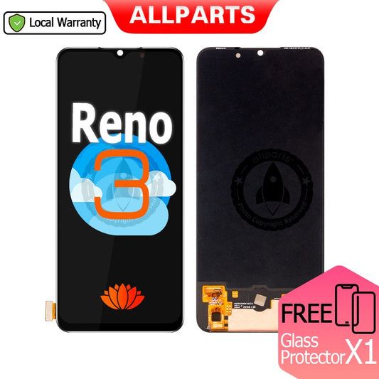 Allparts Display For Oppo Reno 3 Lcd Touch Screen Digitizer Replacement
