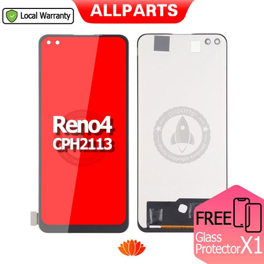 Allparts Incell Display For Oppo Reno 4 LCD Touch Screen Digitizer Replacement CPH2113