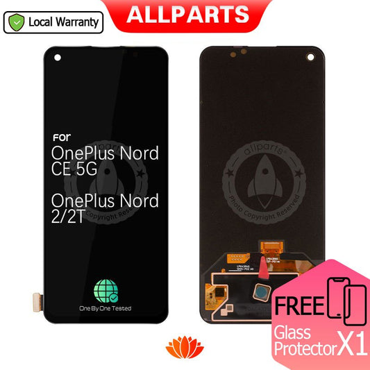 ALLPARTS Display for Oneplus Nord CE 5G 2 / 2T LCD Touch Screen Digitizer Replacement