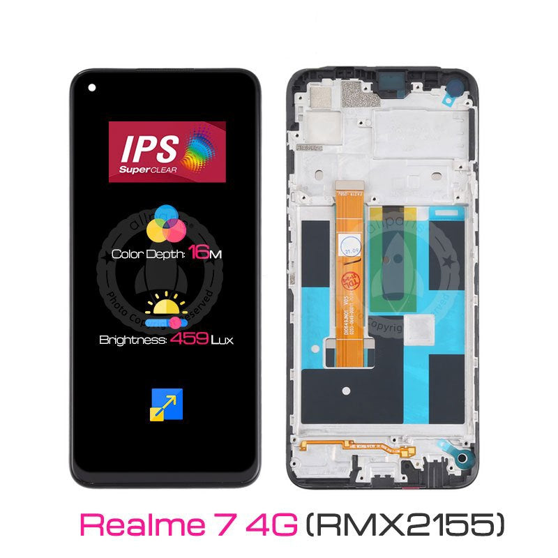 Display for Realme 7 4G 5G LCD Touch Screen Digitizer Replacement RMX2151